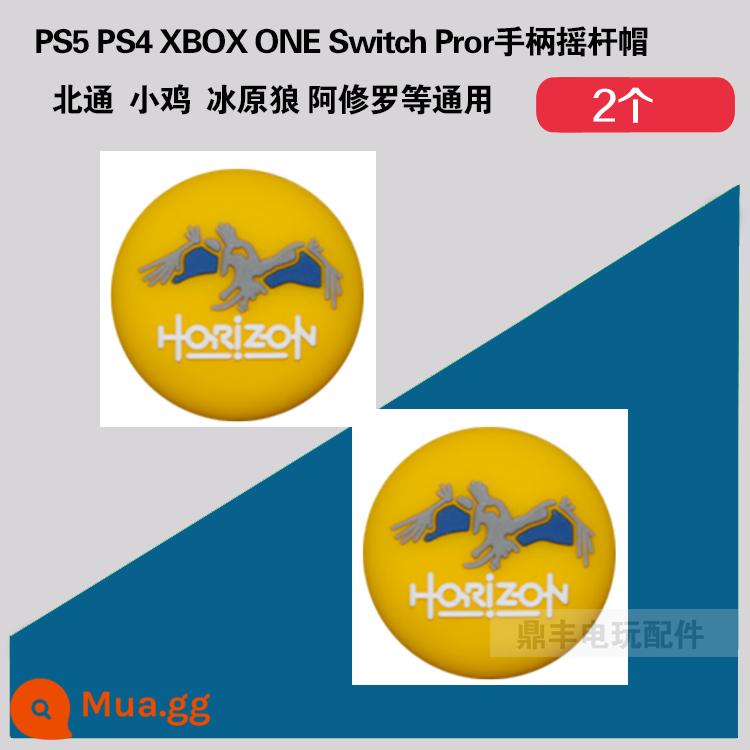 PS3PS4XBOX360/MỘT tay cầm móng vuốt mèo nắp chuyển đổi pro nắp đính đá bảo vệ nắp đính đá silicone - HORI vàng chanh vàng