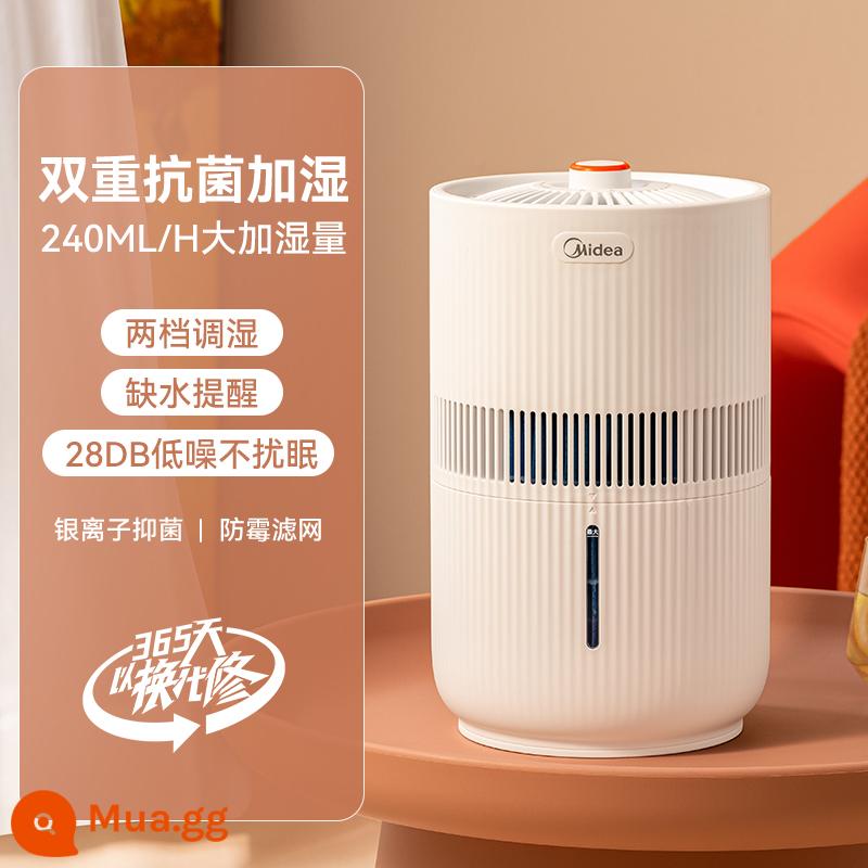 Máy Tạo Độ Ẩm Midea Không Sương Mù Nhà Tắt Tiếng Phòng Ngủ Bà Bầu Cho Bé Lọc Bụi Kháng Khuẩn Bay Hơi Máy Tạo Độ Ẩm Không Khí - Trắng