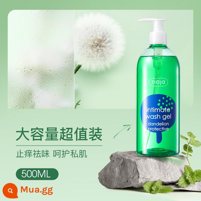 Ziaja Qi Yeya bồ công anh chăm sóc vùng kín dạng lỏng kháng khuẩn làm sạch tự nhiên lotion chống ngứa loại bỏ mùi hôi cho nam và nữ - 500ml