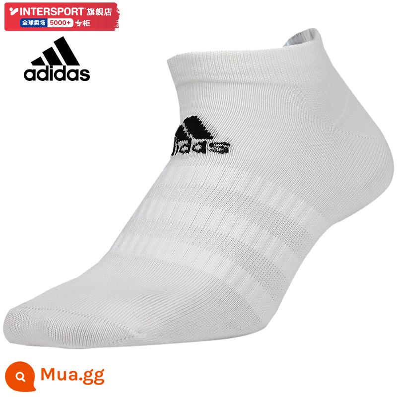 Tất nam adidas tất nam cotton nguyên chất tất xuân thu tất thu đông cotton thoáng khí cổ thấp tất thể thao nữ - /trắng/cặp