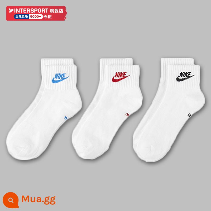 Vớ NIKE Nike chính hãng ba đôi vớ nam vớ nữ vớ mùa đông mới vớ ống giữa thoáng khí vớ thể thao thông thường - DX5074-911/hình ảnh chính