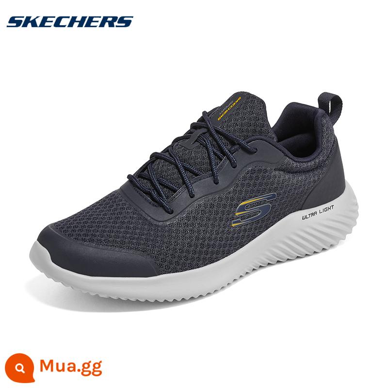 Trang web chính thức của SKECHERS giày nam mùa đông 2022 mới giày thể thao siêu nhẹ giày chạy bộ lưới thoáng khí giày chạy bộ giày đi bộ - - NVY