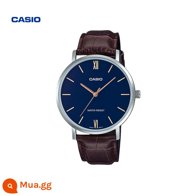 Cửa hàng hàng đầu của CASIO MTP-1375D đồng hồ thạch anh nam xu hướng thời trang chống nước thời trang thông thường Trang web chính thức chính thức chính hãng - MTP-VT01L-2BUDF