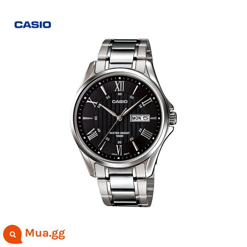 Cửa hàng Flagship của CASIO MTP-1384BUL Đồng hồ đeo tay nam thời trang công sở chống nước Trang web chính thức Hàng chính hãng - MTP-1384D-1AVDF