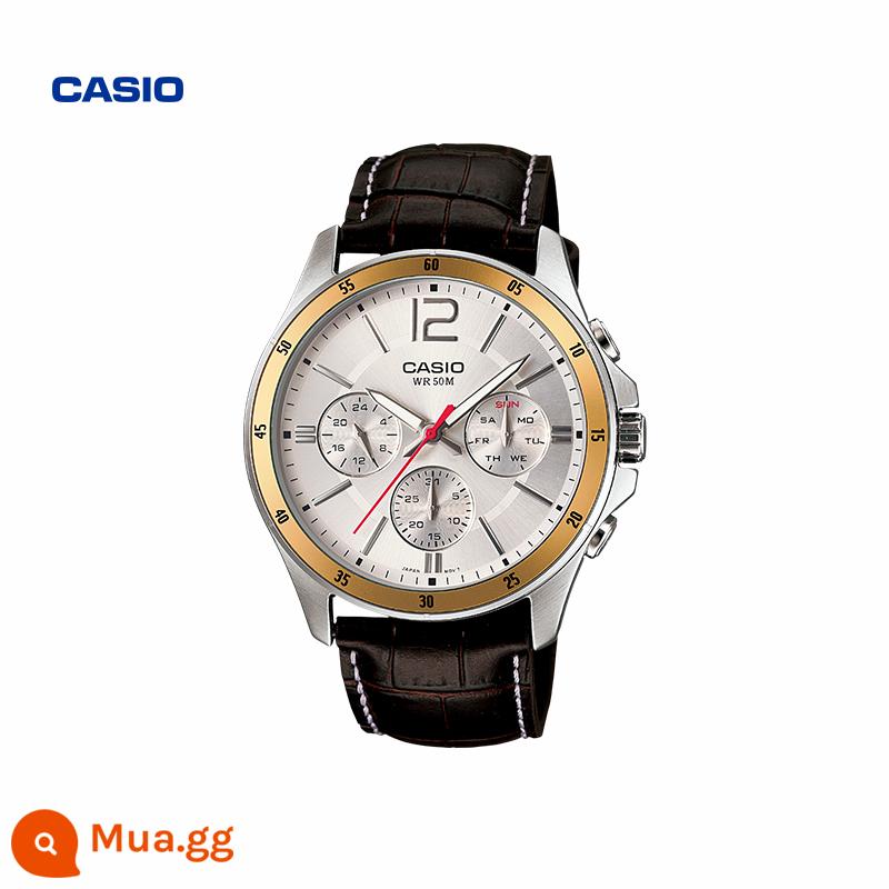 Cửa hàng hàng đầu của CASIO MTP-1375D đồng hồ thạch anh nam xu hướng thời trang chống nước thời trang thông thường Trang web chính thức chính thức chính hãng - MTP-1374L-7AVDF