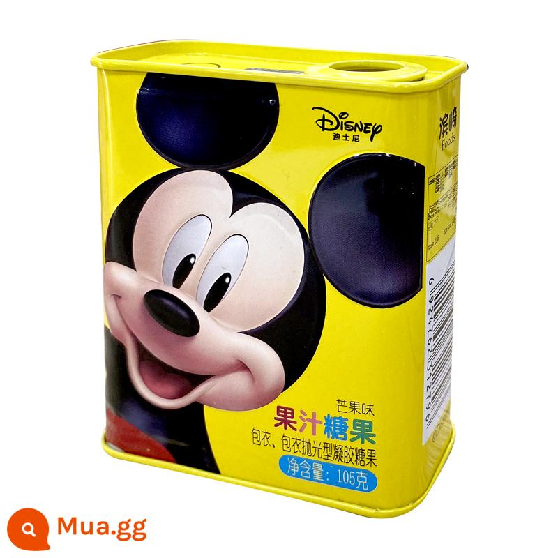 Nước trái cây Disney Hộp quà tặng kẹo mềm Tin Can Fruit QQ Sugar Festival Quà tặng Đồ ăn nhẹ cho trẻ em Disney Kẹo - Kẹo nước trái cây vị xoài 105g*1 lon