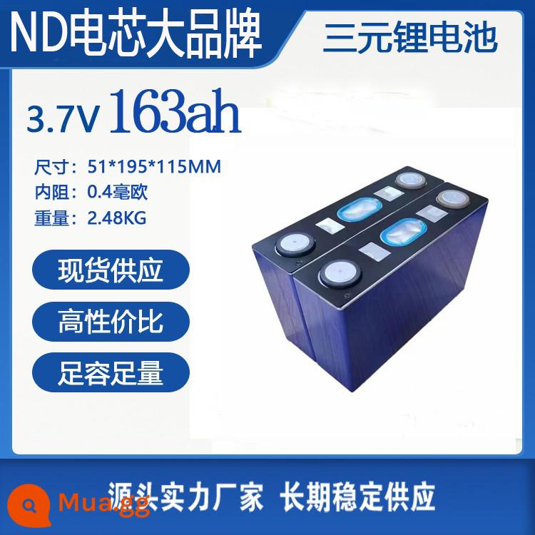 Thương hiệu mới Ningde xe máy điện pin lithium 3.7V40ah đơn lớn 60ah lưỡi điện xe điện ternary pin lithium - (Mã mài mới ND) 3.7V163ah