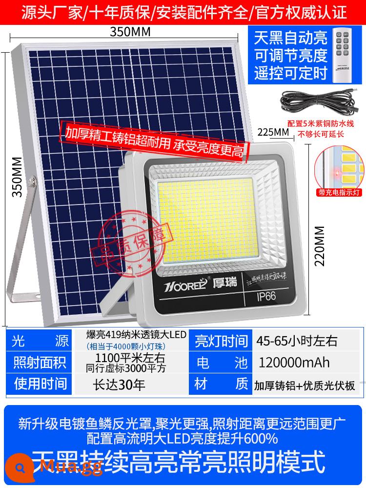 Đèn năng lượng mặt trời Hourui Đèn ngoài trời Đèn sân vườn ngoài trời Trang chủ Đèn đường LED công suất cao trong nhà và ngoài trời siêu sáng - Thân đèn phòng khách bằng nhôm đúc cao cấp full màn hình ★ Bấc nano phòng khách 12000W + đèn mạnh suốt đêm mẫu điều khiển từ xa