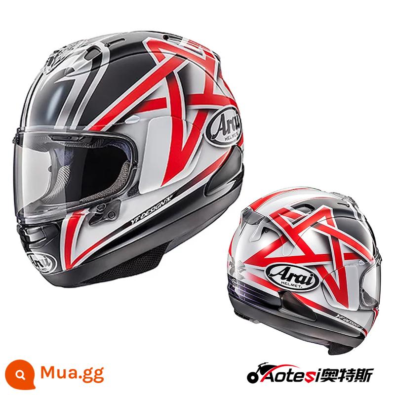 ARAI Nhập Khẩu Nhật Bản Đầu Máy Mũ Bảo Hiểm RX7X Đi GP Theo Dõi Người Chơi Full Mũ Bảo Hiểm Full Cover Đánh Thức Sư Tử - Đôi mắt to năm sao