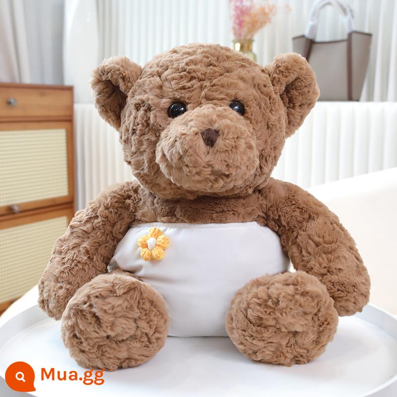 Zhenya Mood Bear Teddy Bear Doll Cute Healing Doll Kèm theo Hug Ngủ Hug Bear Doll Đồ chơi sang trọng - Gấu chữa lành cảm xúc (Quà tặng quần em bé)