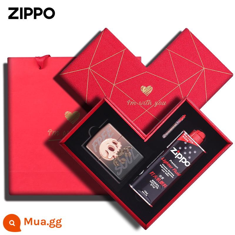 Treasure của Zippo, nhẹ hơn - Tâm hồn tự do [Hộp quà tình yêu]