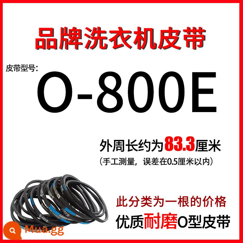 Đa Năng Máy Giặt Dây Hình Chữ O Dây V-Dây Truyền Truyền Động Băng Tải Động Cơ Động Cơ Dây Phụ Kiện - Tím O-800E (đen)