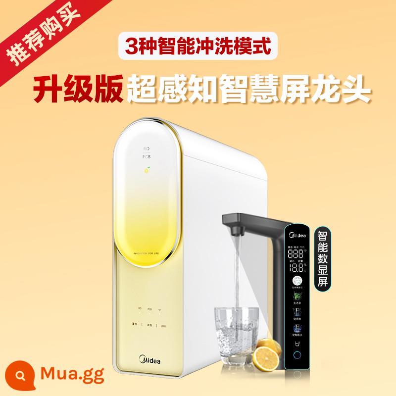 Máy Lọc Nước Midea Gia Đình Uống Trực Tiếp Lọc Thẩm Thấu Ngược Máy Lọc Nước Midea Flagship Store New Surging Pro1000G - Model nâng cấp màu trắng ThePaper 1000PRO