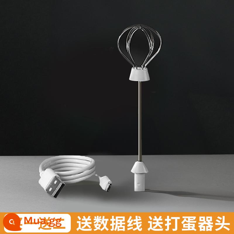 Cà phê Bubbler Electric Home sạc sữa trộn sữa che phủ sữa bong bóng mini cầm sữa - ♥Mua một tặng hai❤Cáp sạc miễn phí❤Tặng đầu đánh trứng♥