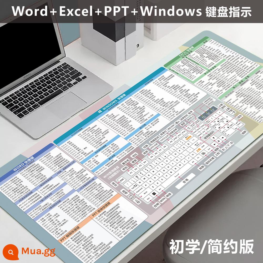 Bàn di chuột cad ngoại cỡ văn phòng wps word excel ps pr cdr bàn phím tắt thông dụng - Đặc biệt dành cho người mới sử dụng máy tính/phiên bản đơn giản (WPS+WIN)