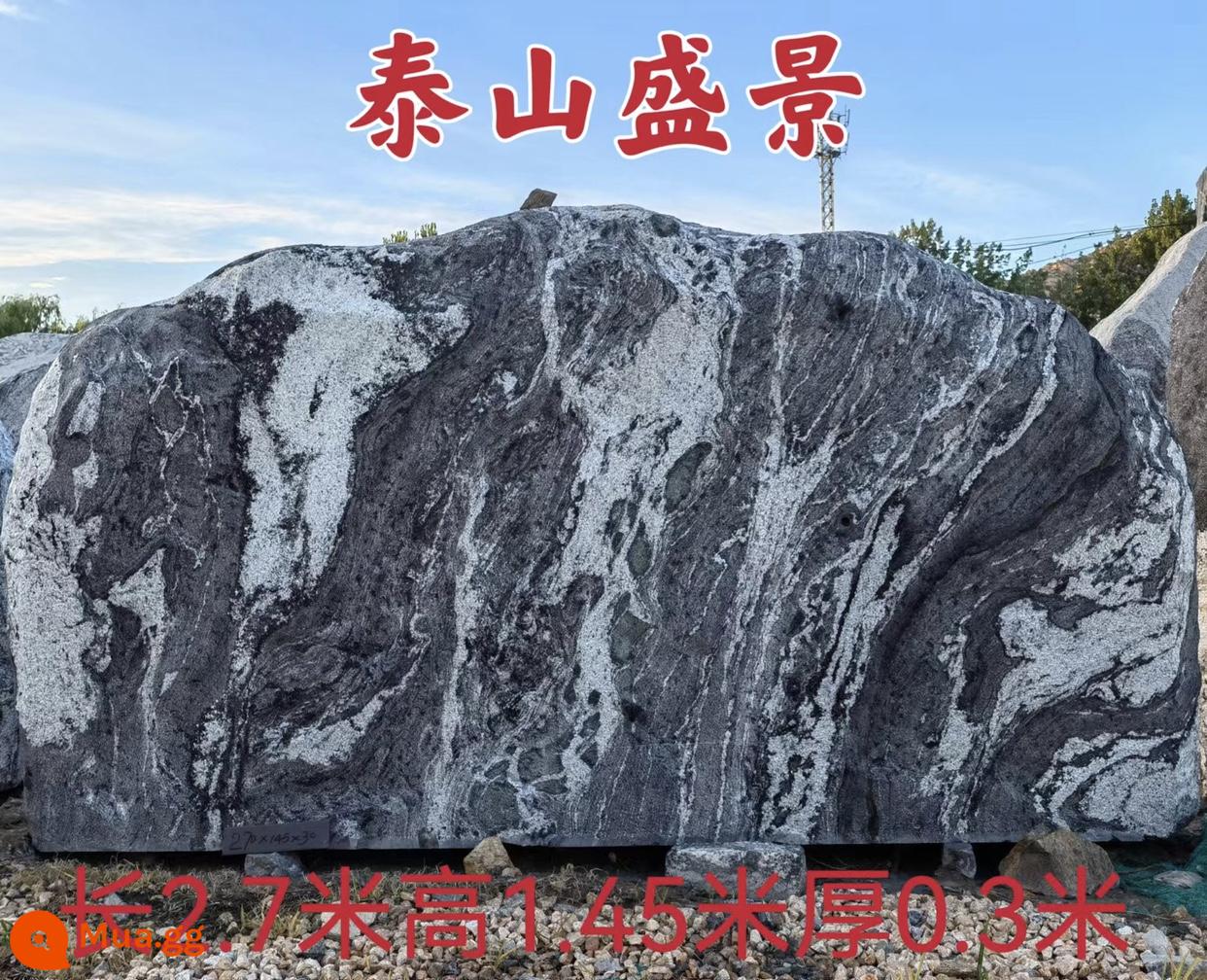 Đá cảnh quan lớn -Scale Taishan Stone Stone Stone Stone Stone Shadow Wall Stone Stone Brand Stone hàng ngàn viên đá Lawn Stone Village Brand Vật liệu Đá - Phong cảnh núi Thái