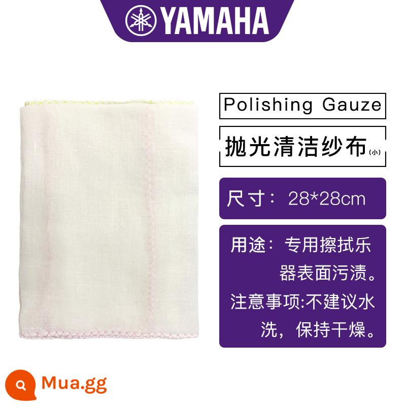 Bộ sản phẩm chăm sóc sáo chính hãng của Yamaha, bảo dưỡng chuyên nghiệp hàng ngày, làm sạch nhạc cụ hơi woodwind - Gạc làm sạch (nhỏ) GAUZE ĐÁNH BÓNG S//CN