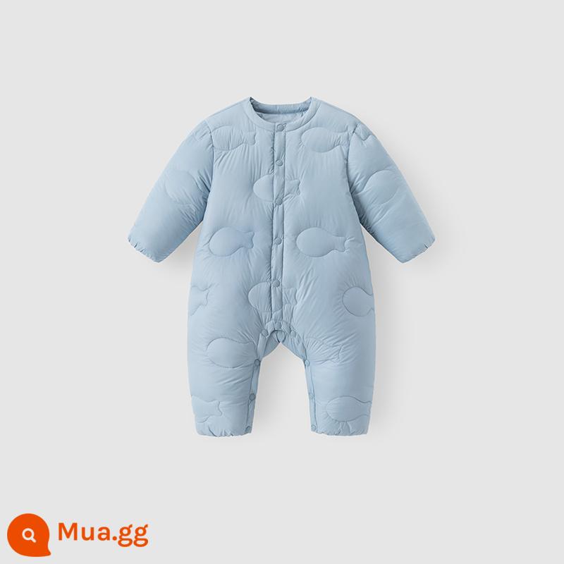 Guiqi Gấu Bé Nhẹ Xuống Jumpsuit Mùa Đông Ba Chống Ấm Áp Vịt Trắng Xuống Cho Bé Đi Chơi Quần Áo Mùa Đông - Mở cửa trước Wulan