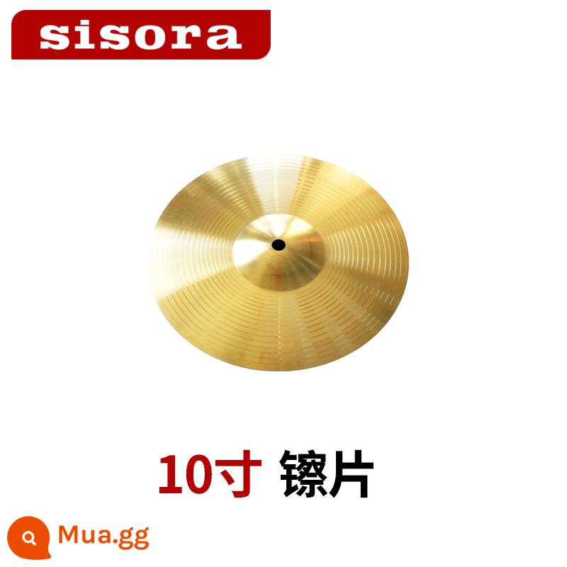 trống giá sisora 鑔 mảnh 鑔 khung treo 鑔 nhịp 鑔 ding ding 鑔 mảnh Giá lau 14/16/18/20 inch - Đĩa Sisora ​​10 inch