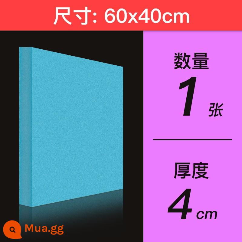 Hướng dẫn sử dụng bảng PVC vật liệu làm mô hình tự làm toàn bộ bảng xốp mật độ cao màu đen và trắng Chevron tùy chỉnh cắt bảng - Màu xanh 40*60*4CM (1 cái)