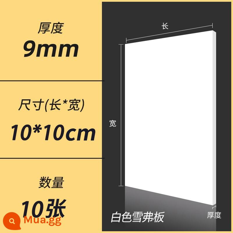 Hướng dẫn sử dụng bảng PVC vật liệu làm mô hình tự làm toàn bộ bảng xốp mật độ cao màu đen và trắng Chevron tùy chỉnh cắt bảng - Trắng 0,9*10*10 CM (10 cái)