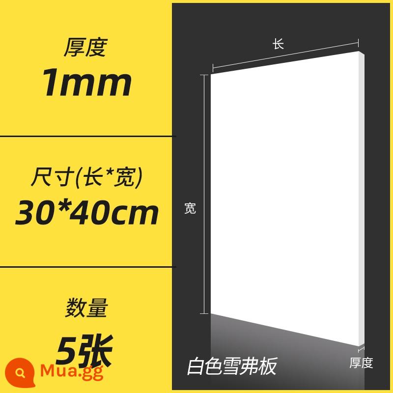 Hướng dẫn sử dụng bảng PVC vật liệu làm mô hình tự làm toàn bộ bảng xốp mật độ cao màu đen và trắng Chevron tùy chỉnh cắt bảng - Trắng 0,1 * 30 * 40CM (5 cái)