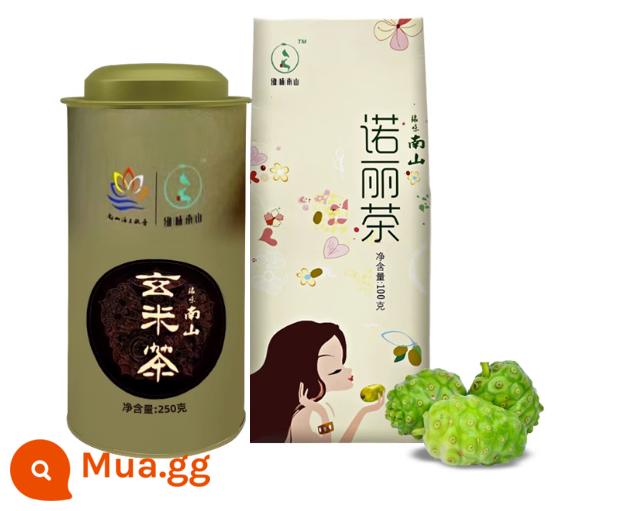 Mua 1 Tặng 1 Đặc sản Hải Nam Đền Tam Á Nanshan Trà Noni Trà Xuanmi 250g Tặng 100g Yuanwei Nanshan - 250g trà Genmaicha (bao gồm 100g trà Noni)