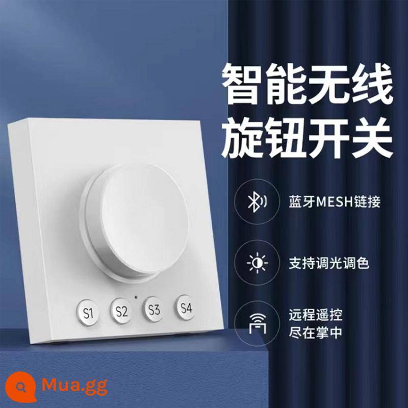 Đèn trần tích hợp Mijia Xiaoai 60x60 Ba màu làm mờ vô cấp Tmall Elf 30x30 Đèn máy tính bảng Bluetooth - [Mijia White] Nút điều chỉnh độ sáng và điều chỉnh màu sắc của bảng điều khiển không dây