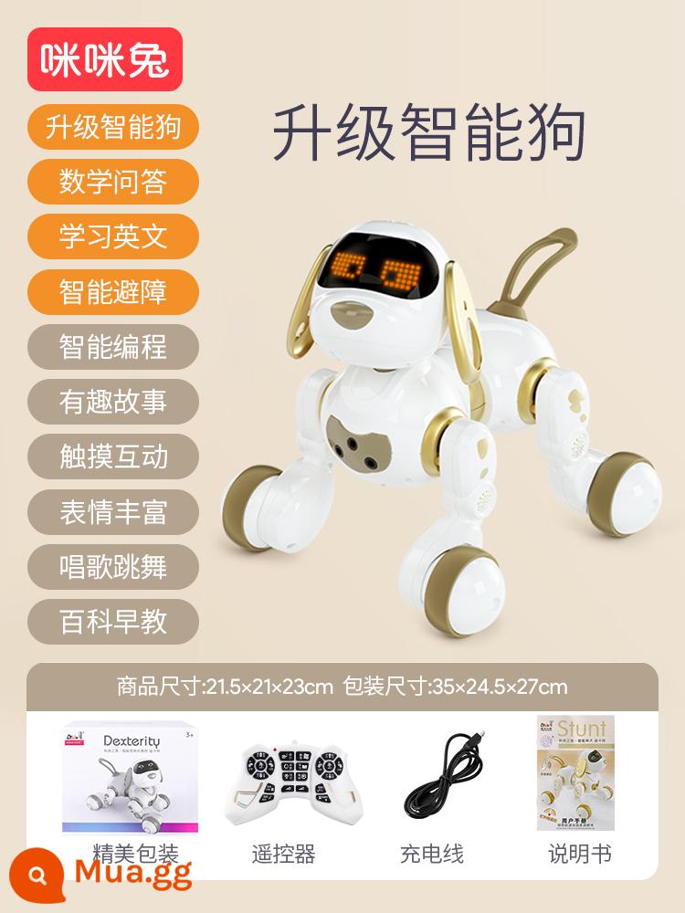 Thỏ Mimi Chó Robot Thông Minh Điều Khiển Từ Xa Động Vật Robot Bé Trai 2 Tuổi Đồ Chơi Trẻ Em 6 Món Quà Ngày Lễ Bé Gái - [Công nghệ mới dành cho nuôi dạy con cái] Robot Dog-Gold công nghệ mới dành cho thú cưng