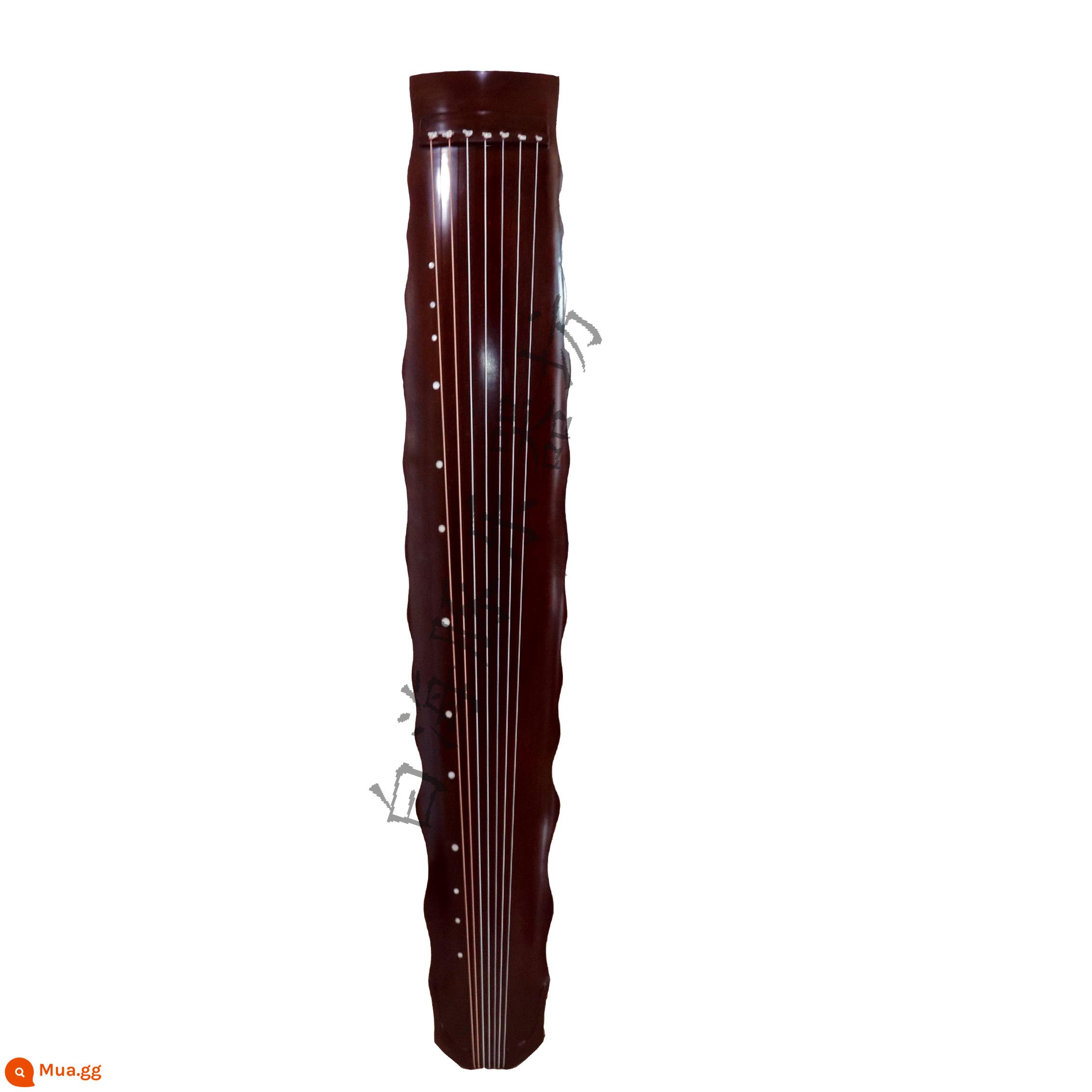 Bụi Yin Guqin Lao Shanmu Sơn tự nhiên Pure Handmade Fuxi Chaotic Player quên người mới bắt đầu Zhong Nicqin - Sơn mài thô nguyên chất phong cách hoàng hôn hạt dẻ cũ và các phụ kiện