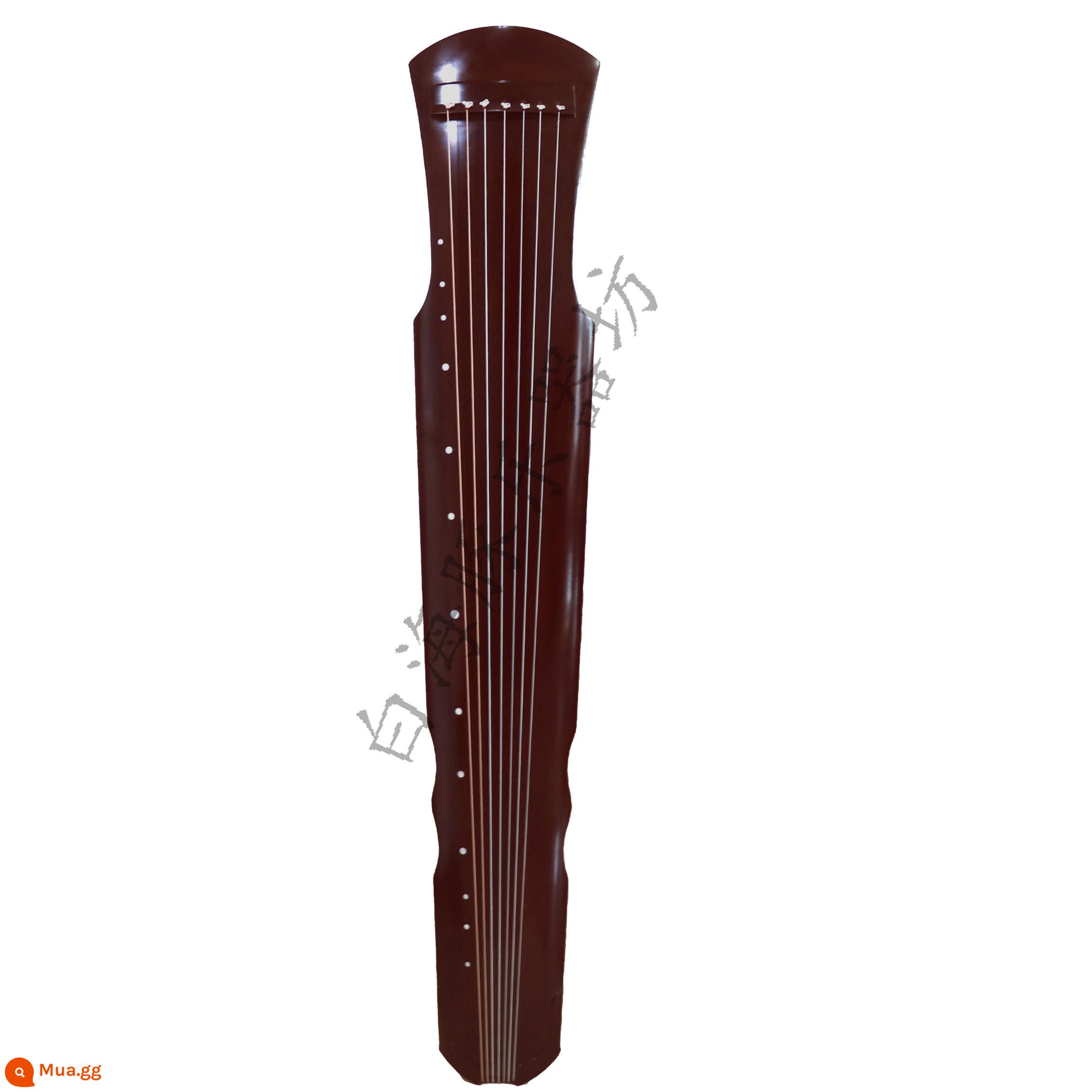 Bụi Yin Guqin Lao Shanmu Sơn tự nhiên Pure Handmade Fuxi Chaotic Player quên người mới bắt đầu Zhong Nicqin - Sơn mài thô nguyên chất màu hạt dẻ linh sam cũ Phong cách Fuxi và phụ kiện