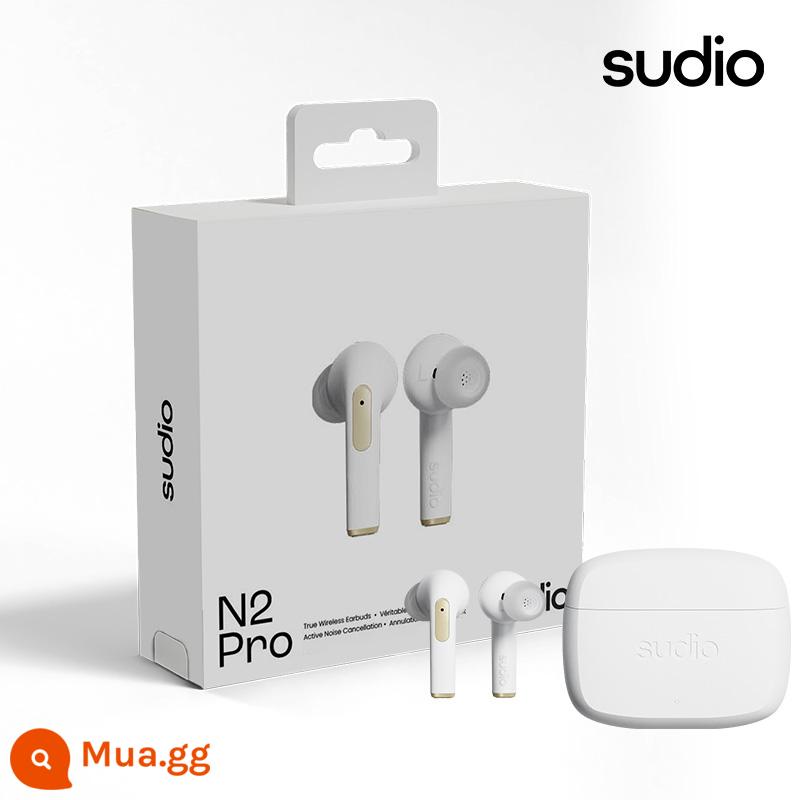 SUDIO N2pro Chủ Động Khử Tiếng Ồn Tai Nghe Bluetooth Không Dây Thật Tai Nghe In-Ear Chất Lượng Apple Android Universal Tai Nghe - Giảm tiếng ồn chủ động N2pro màu trắng tinh khiết