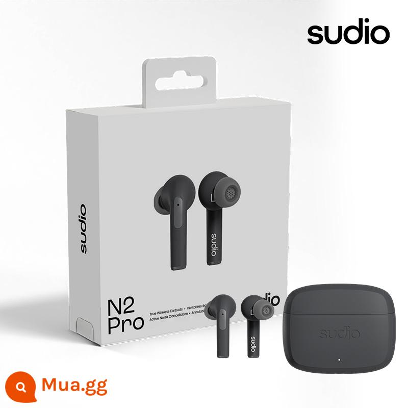 SUDIO N2pro Chủ Động Khử Tiếng Ồn Tai Nghe Bluetooth Không Dây Thật Tai Nghe In-Ear Chất Lượng Apple Android Universal Tai Nghe - Khử tiếng ồn chủ động N2pro màu đen cổ điển