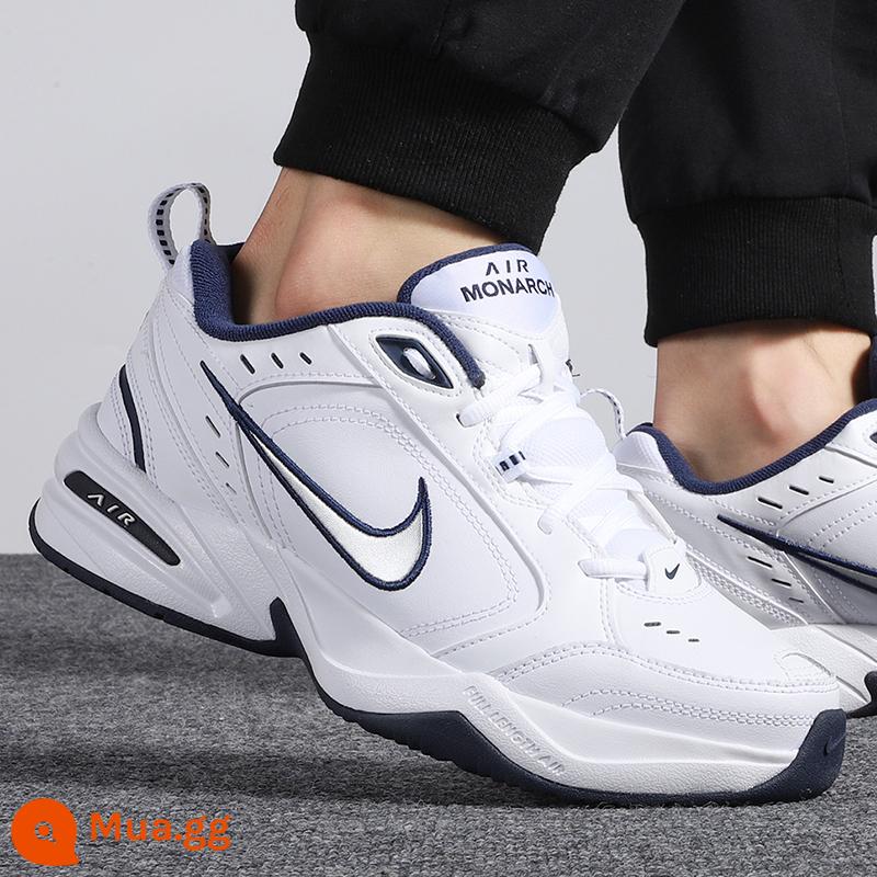 Nike Giày nam Nike mùa thu 2022 giày bố da mới giày thể thao giày thường giày chạy bộ retro 415445 - Trắng|415445-102