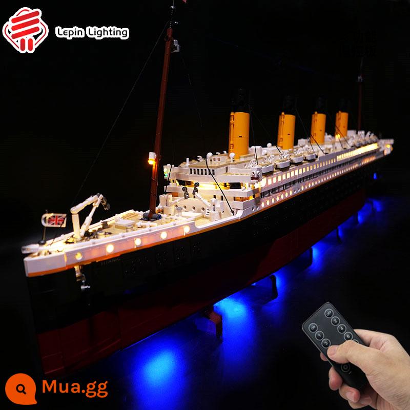 1.35M Titanic Khối Xây Tàu Lớn Tàu Du Lịch 9090 Hạt Khó Lắp Ráp Mô Hình Đồ Chơi Cậu Bé - [Có sẵn] 9090 hạt Titanic [Phiên bản chiếu sáng thông thường]