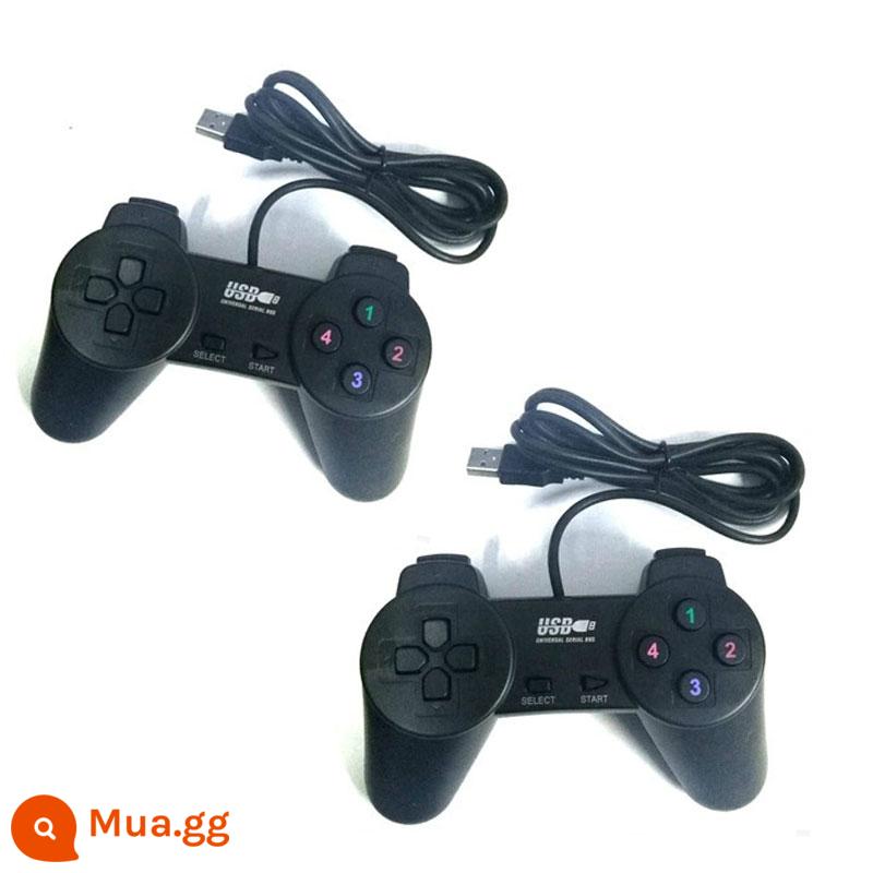 Gamepad máy tính USB có dây đơn đôi đỏ trắng máy FC arcade Contra King of Fighters Gohan Chick - 2 tay cầm đơn (hỗ trợ tay cầm đôi