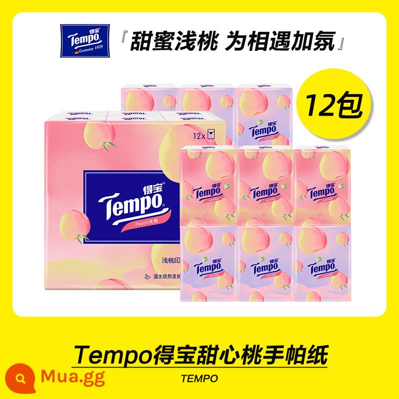 [Chị nấm] khăn giấy thơm tempoTempo khăn giấy túi nhỏ khăn ăn 12 gói xách tay - Đặt bữa ăn hai