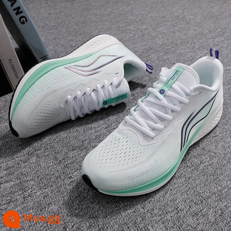 Li Ning Chitu 6pro mới giày chạy bộ nam lưới chống sốc giày thoáng khí giày chạy bộ thế hệ 6 giày thể thao nam - Mẫu Cặp Đôi Nam Thỏ Đỏ 6* Màu Bạc Hà