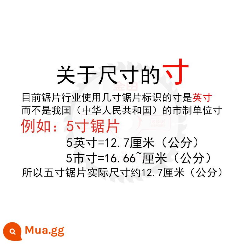 Jintian chế biến gỗ lưỡi cưa đặc biệt máy mài góc 4 inch máy cắt lưỡi cắt cưa cầm tay 5 inch 7 hợp kim 9 vòng tròn điện xác thực - Nếu bạn cần vòng giảm, vui lòng liên hệ với chúng tôi