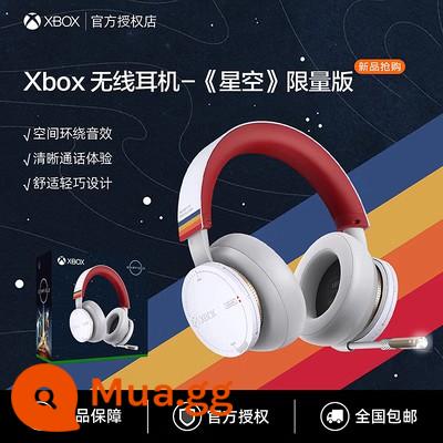 XBOX Series X S Microsoft National Bank Tai nghe Bluetooth chơi game không dây PC Tai nghe máy tính Micrô giảm tiếng ồn - Tai nghe không dây Bluetooth phiên bản giới hạn National Star