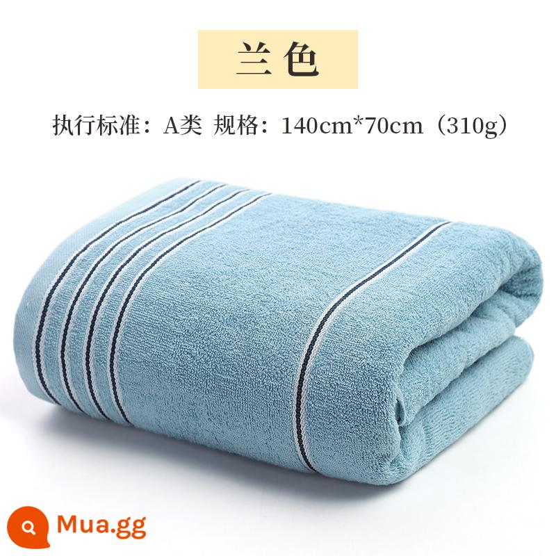 Khăn tắm bông Jie Liya tắm tại nhà cho nữ cotton nguyên chất thấm nhanh khô 2022 cặp đôi nam nữ người lớn mới quấn khăn được - 7378 Blue (Tiêu chuẩn loại A/Hút nước mạnh/Ưu tiên thu mua)