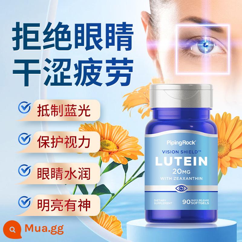 Hoa Kỳ Puno blueberry lutein fat lingonberry nhập khẩu làm dịu mắt thanh niên sản phẩm chăm sóc sức khỏe người lớn không kẹo dẻo - 20MG Lutein [Tuổi trẻ/Hàng ngày]