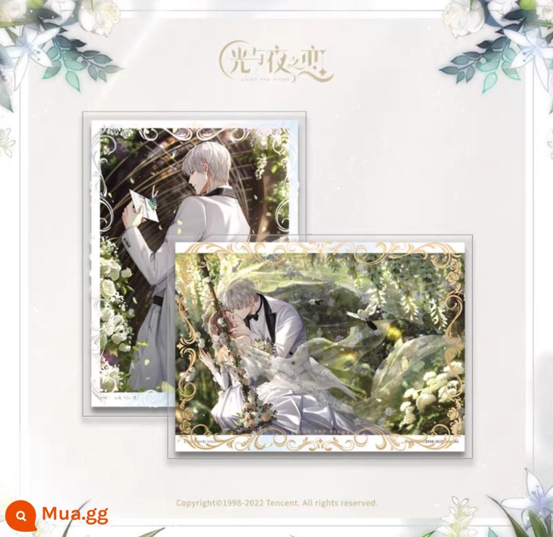 Spot Light and Night Love Flowers and Prologue Kỷ niệm ngày cưới Huy hiệu thung lũng Baji Collection Card Photo Card - Thẻ sưu tập Qi Sili 10*14cm