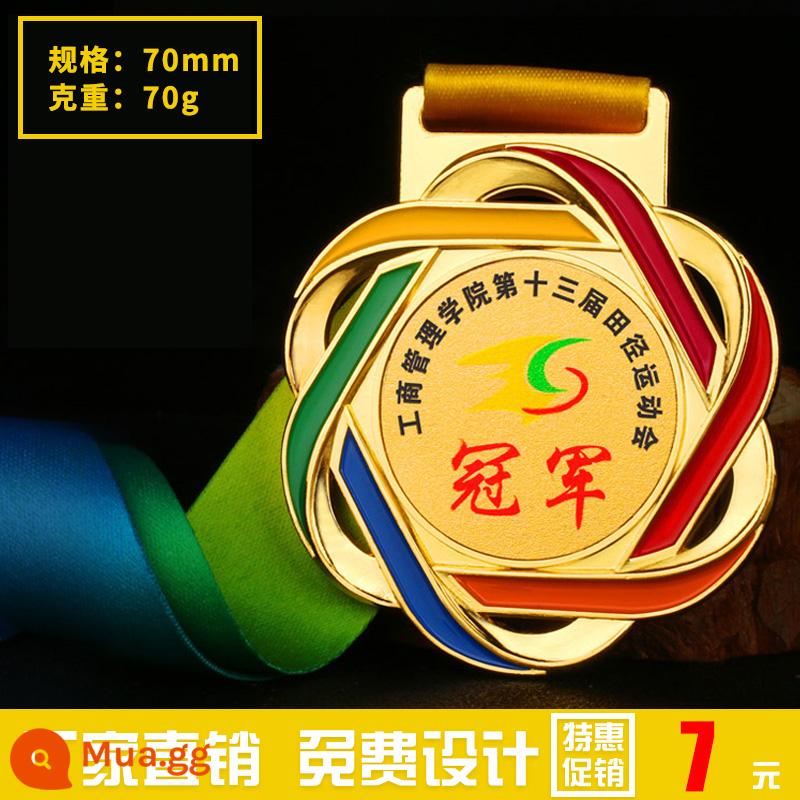 Huy chương tùy chỉnh sản xuất danh sách kim loại tùy chỉnh trò chơi marathon trò chơi học sinh dành cho trẻ em huy chương vàng tùy chỉnh - TH-03