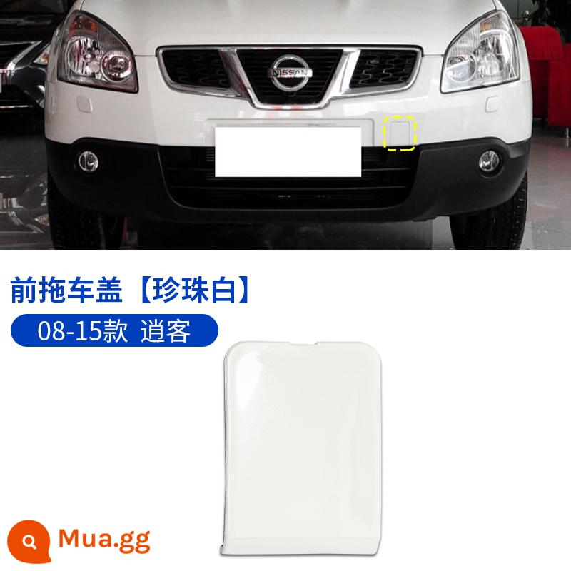 Thích hợp cho 09-21 Vỏ xe kéo Nissan Qashqai cản trước cản trước xe kéo móc dây kéo - 08-15 Qashqai kéo trước [Trắng ngọc trai/Trắng ngọc trai]