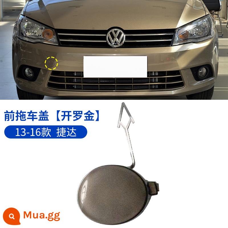 Thích hợp cho vỏ xe moóc phía trước Volkswagen Jetta 10-16, cản trước, cản trước, móc kéo, vỏ dây kéo - 13-16 Jetta kéo trước [Cairo Gold]