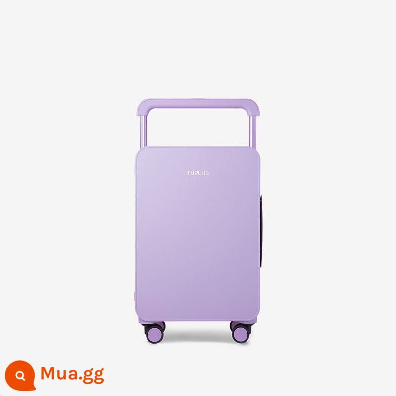 [Balance] Vali TUPLUS có xe đẩy rộng giữa vali, giá trị cao, 20 inch, 24 inch, sức chứa lớn - Hoa nhài tím (20 inch)