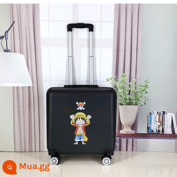 Vali lên máy bay mini 20 inch dành cho phụ nữ hộp xe đẩy nhỏ bằng lưới nhẹ màu đỏ Vali mật khẩu du lịch công tác 18 inch dành cho nam - xù lông