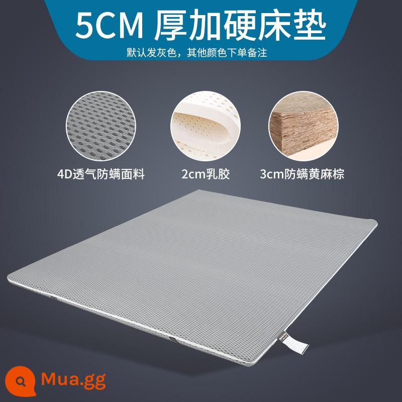 Nệm quá mềm và cứng Simmons 3e nệm cứng cọ dừa bảo vệ cột sống siêu mỏng 3cm chiếu tatami 1.8m đặt làm riêng - Độ cứng vừa và dày 5CM tháo rời hoàn toàn = đay + mủ 2CM + vải 2 lớp Đi kèm đai thắt có độ cứng và mềm vừa phải.