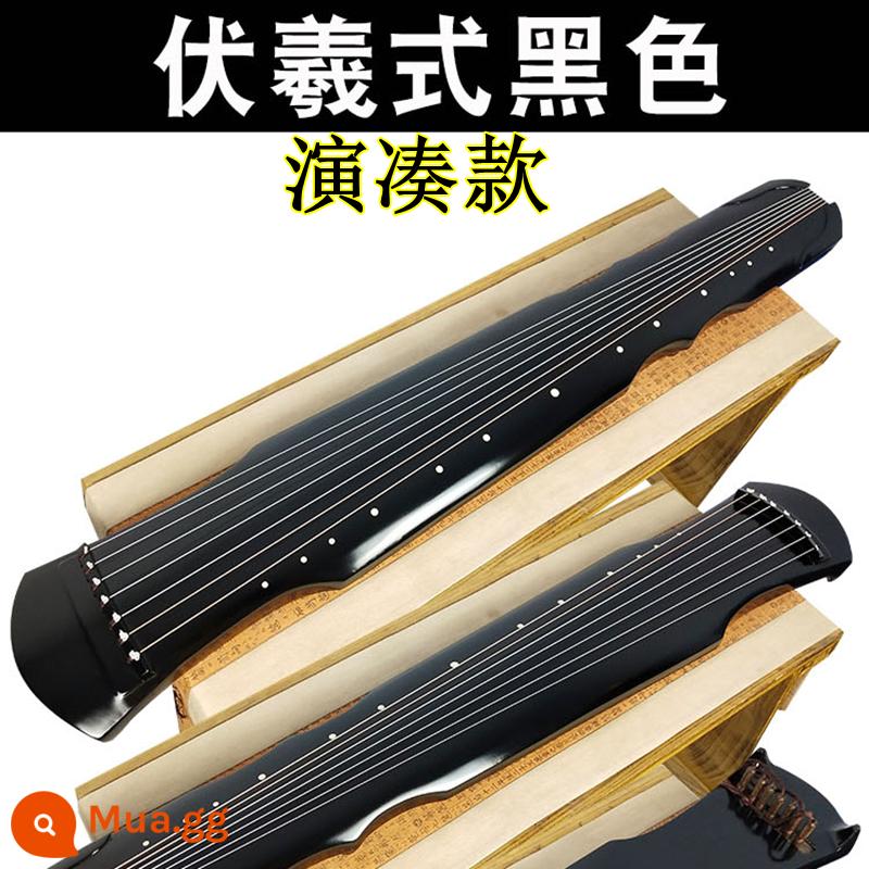 Chaos Zhongni Fuxi phong cách guqin mới bắt đầu cũ paulownia thủ công linh sam chơi piano thực hành kiểm tra chứng chỉ chuyên nghiệp piano - (Fir) Performance Model-Gói quà màu đen phong cách Fuxi